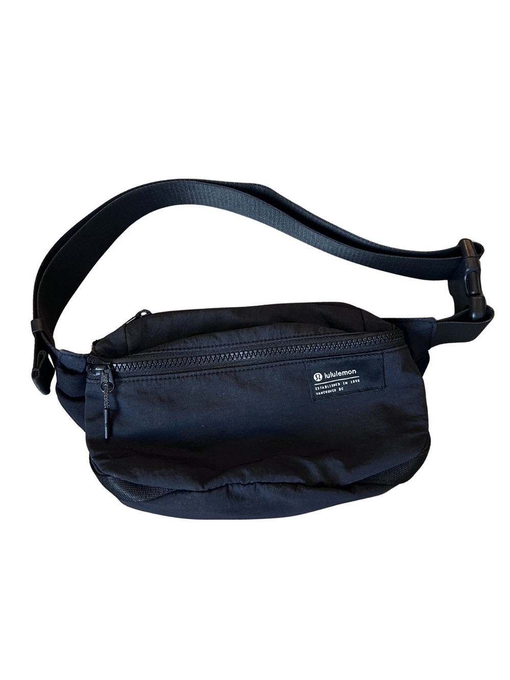 Lululemon athletica Black Waist Pack - Sleek Hands-Free Carry